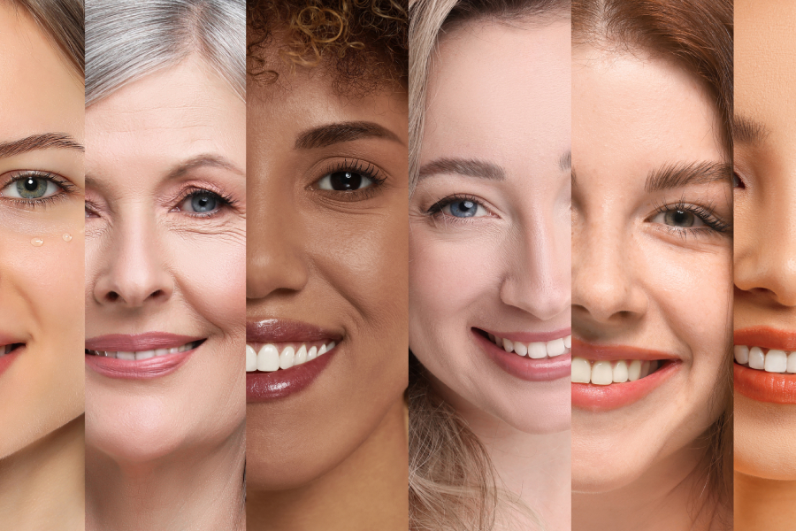 identifying different skin types for customized facial treatments at Sculpt Medispa.